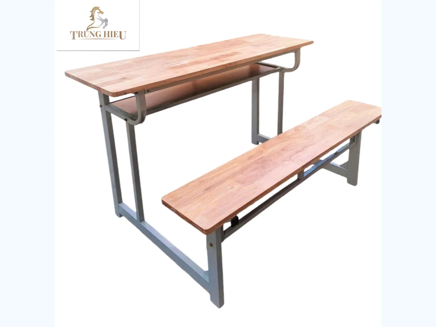 Bàn liền ghế không tựa cao su TH1813