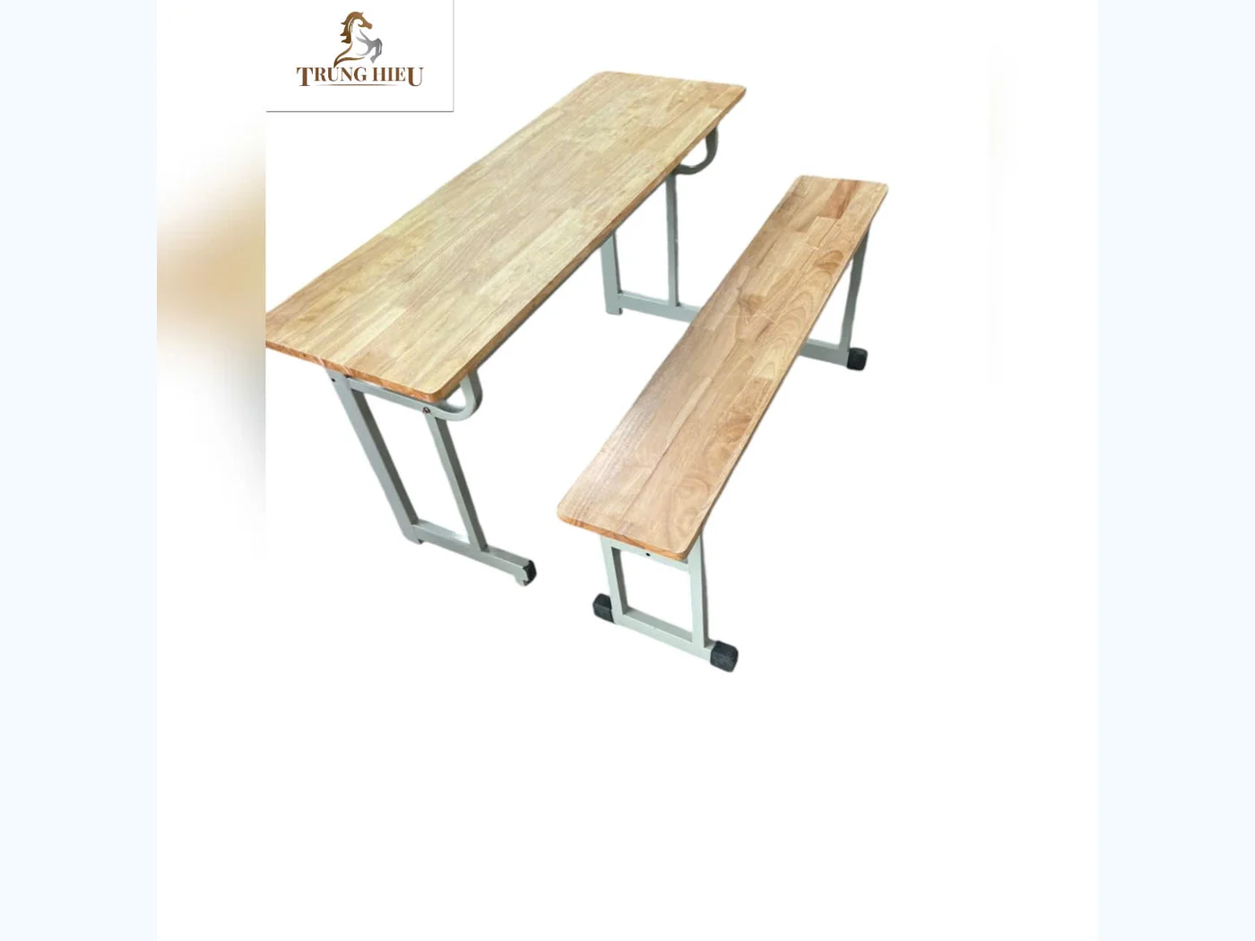 Bộ bàn và ghế băng rời cao su TH2491